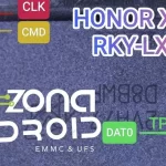 HONOR X7A RKY LX3 ISP EMMC PINOUT
