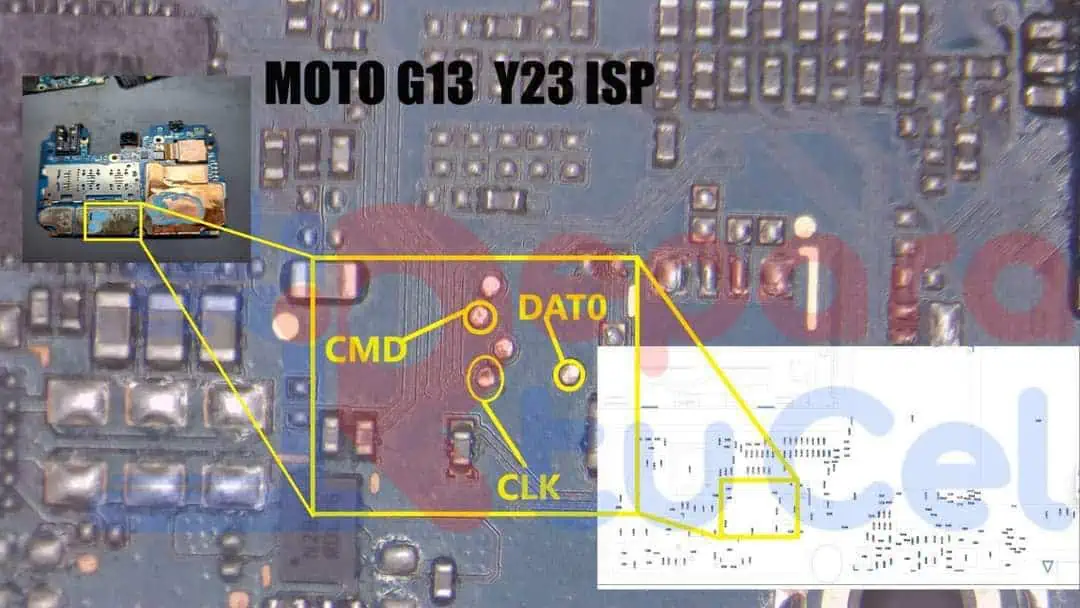 Motorola g13 isp