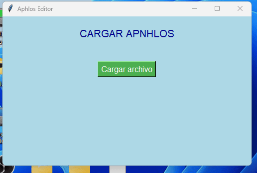 APNHLOS EDITOR