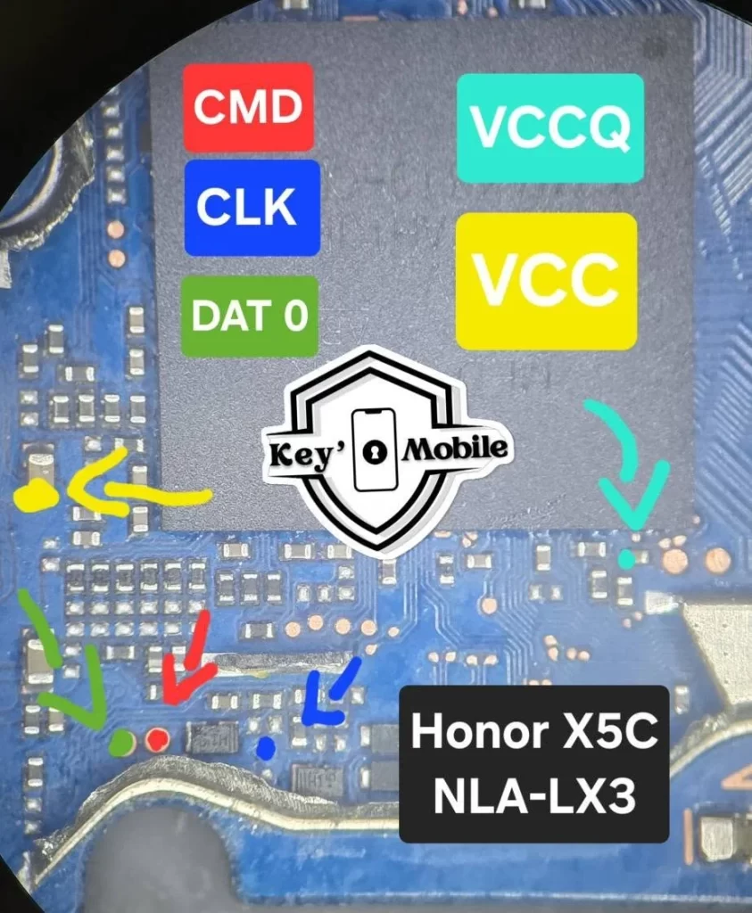 HONOR X5C PINOUT ISP