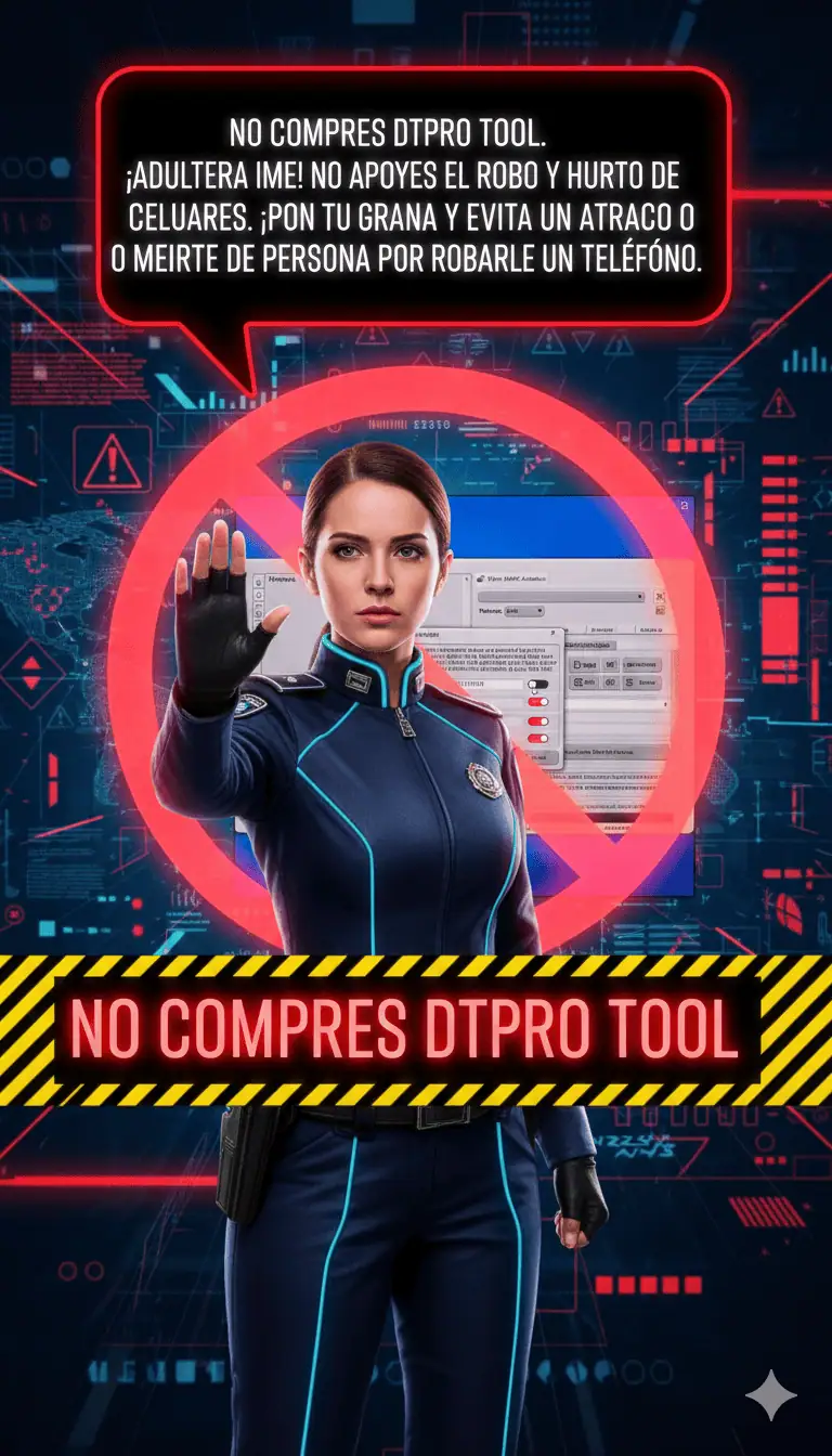 DTPRO TOOL LA PRIMERA HERRAMIENTA EN SURAMERICA EN ADULTERAR IMEI