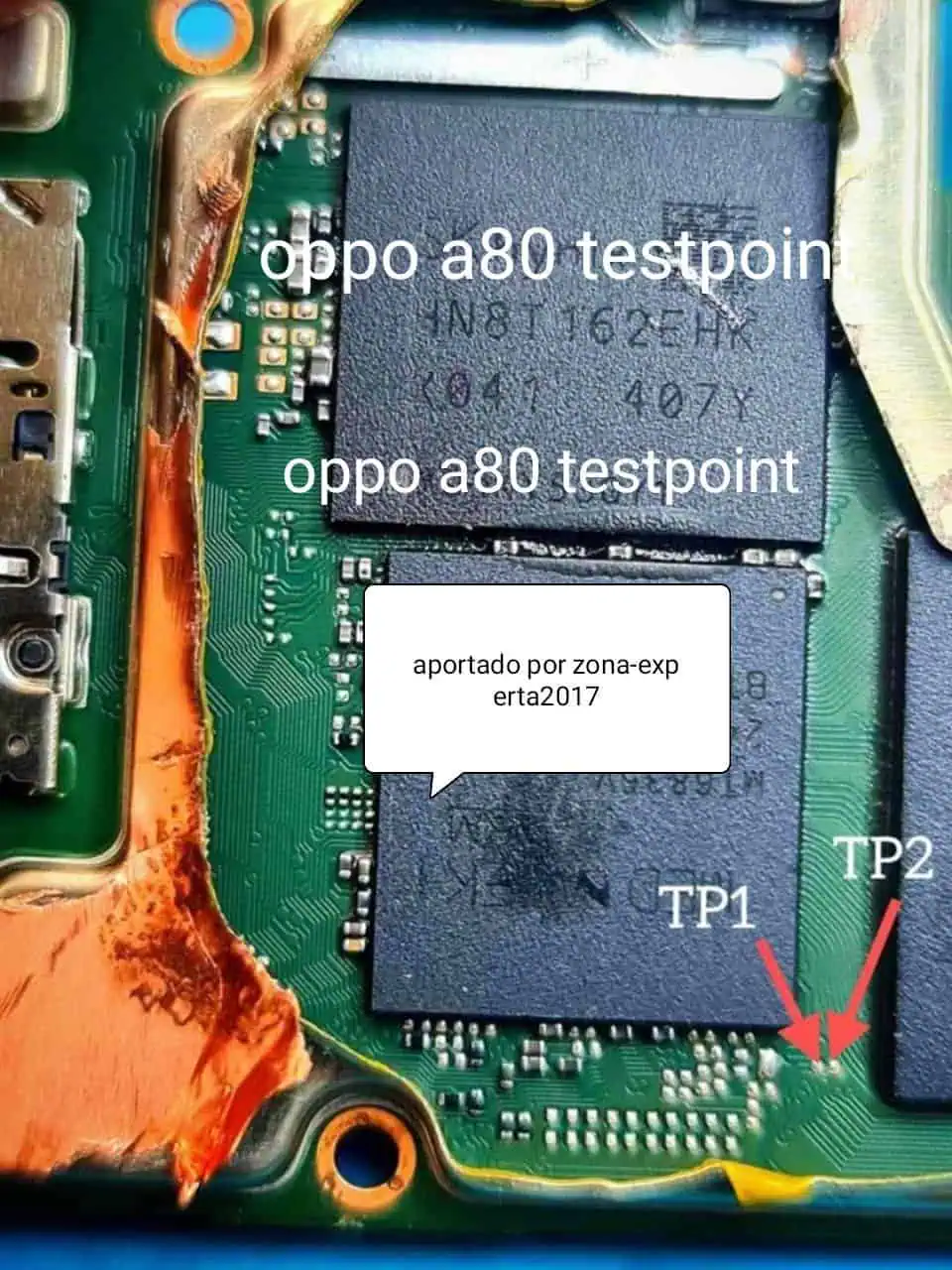 OPPO A80 TESTPOINT