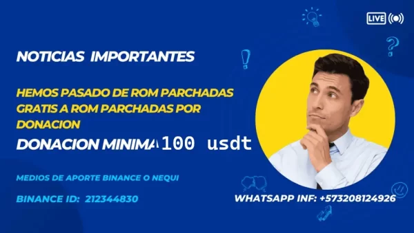 ROM-PARCHADAS-POR-DONACION 100 usdt acceso 1 año acceso a grupo vip