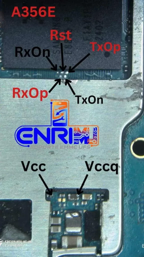 a356e isp pinout