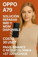 Oppo A79 Reparar Imei y Bloque Mdm Método a la Venta
