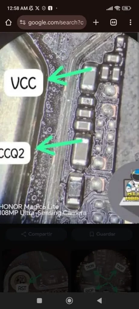 redmi note 14 eg vcc y vccq2